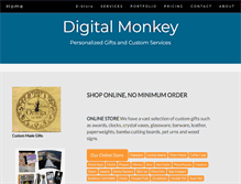 Tablet Screenshot of digitalmonkey.com